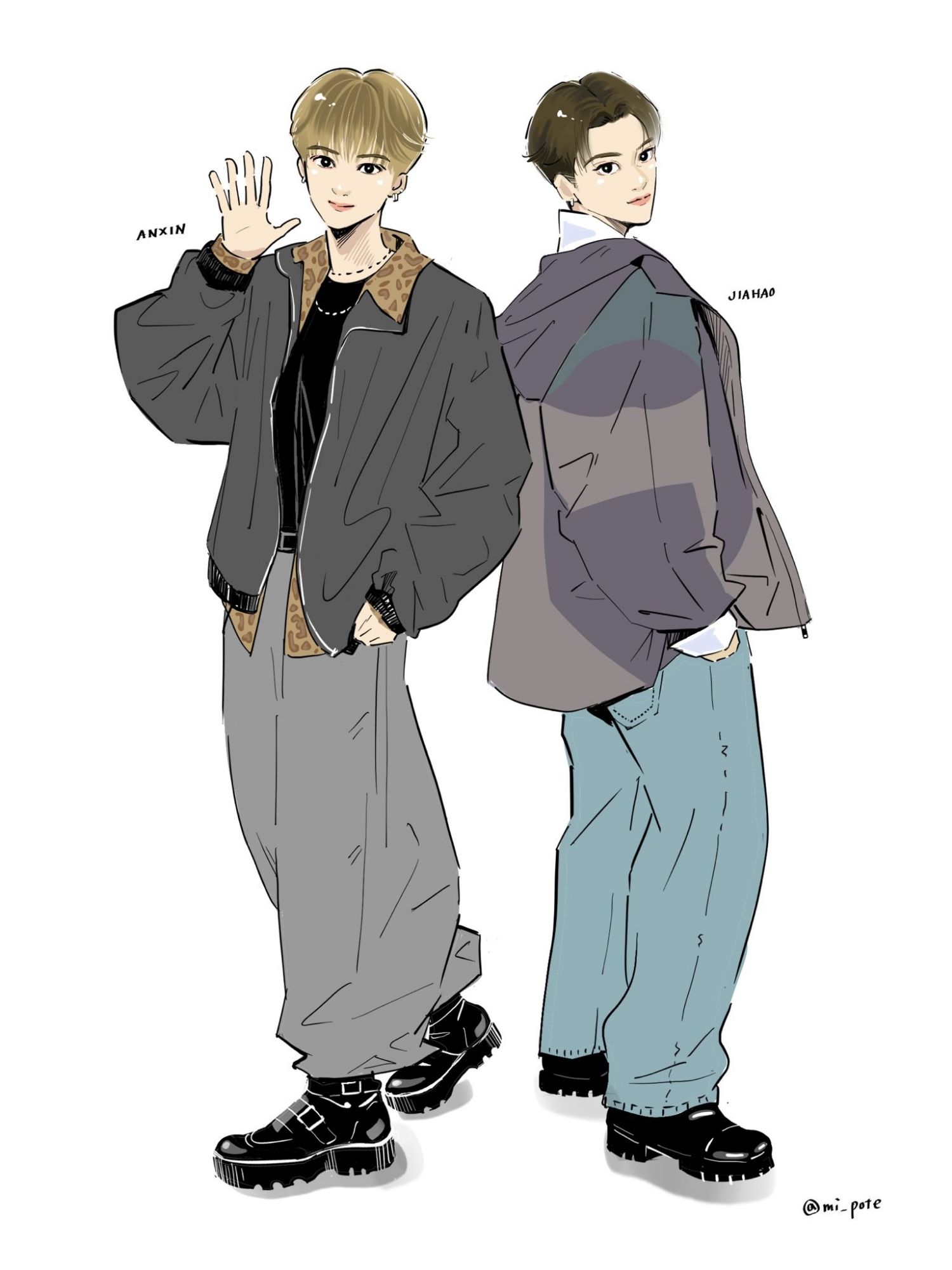 장지아하오 최근 활동샷