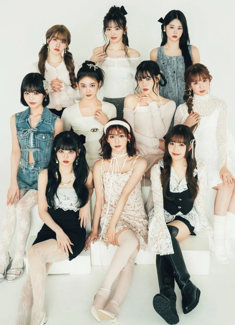 Behind-the-scenes cut of Kasahara Momona (ME:I)