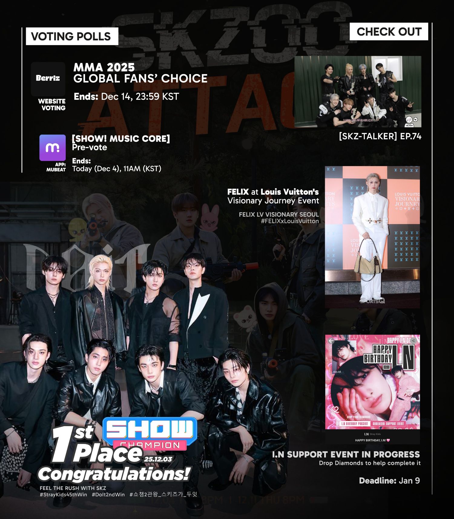 Stray Kids 팬이 찍은 순간