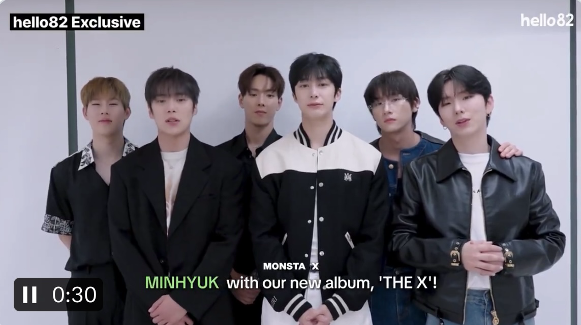 Behind-the-scenes cut of Kihyun (MONSTA X)