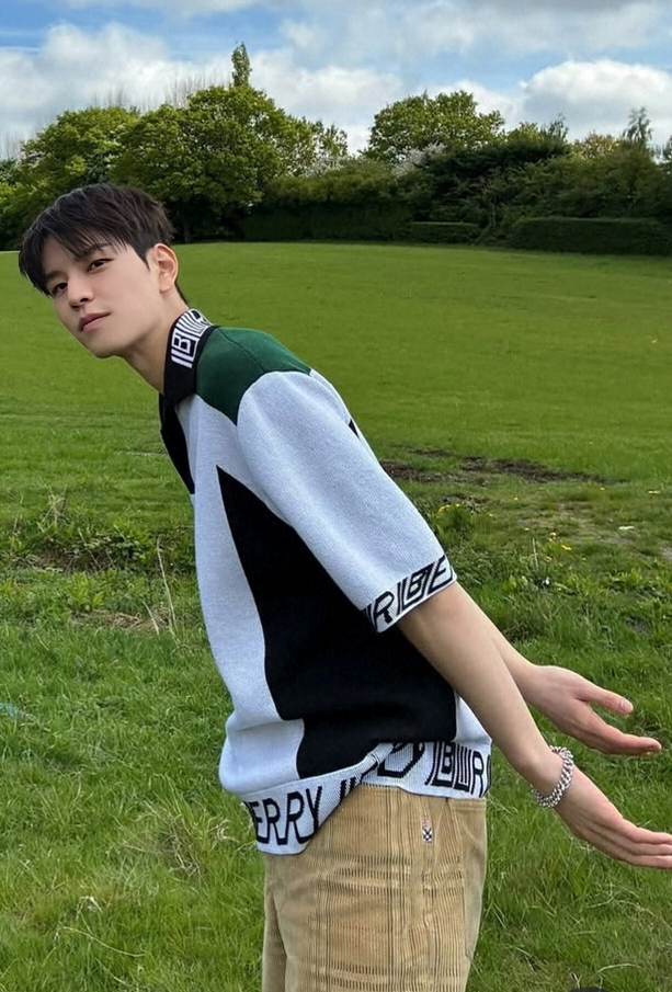 Recent activity shot of Seungmin (Stray Kids)