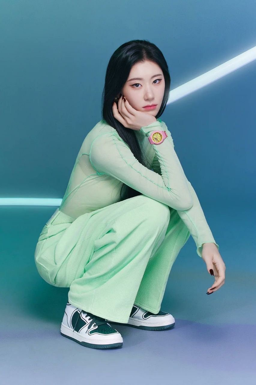 A moment captured by Chaeryeong (ITZY)'s fan