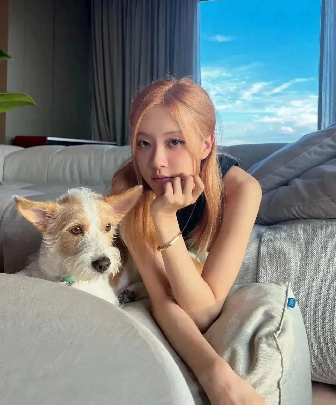 A moment captured by ROSÉ (BLACKPINK)'s fan