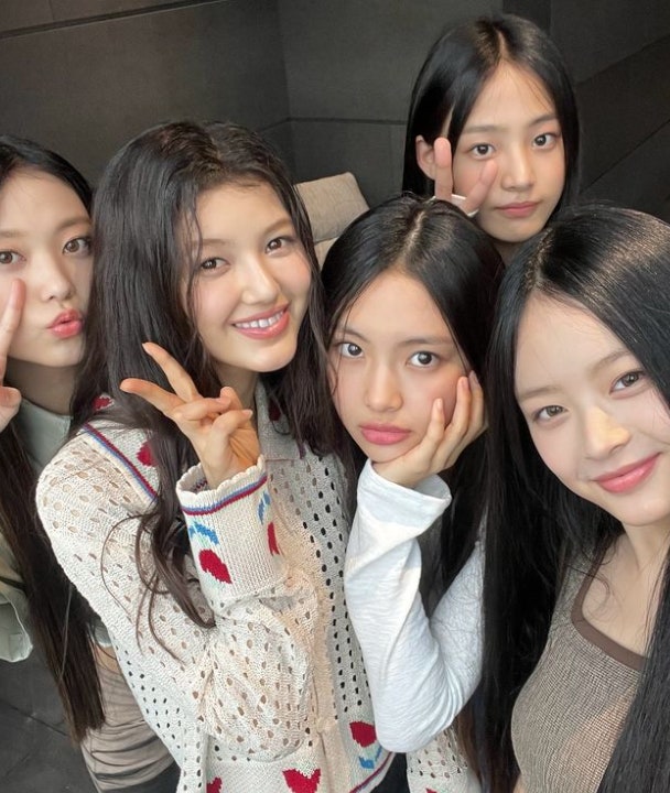 A moment captured by NewJeans's fan