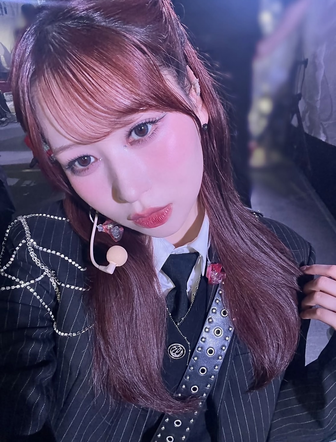 Behind-the-scenes cut of Kasahara Momona (ME:I)