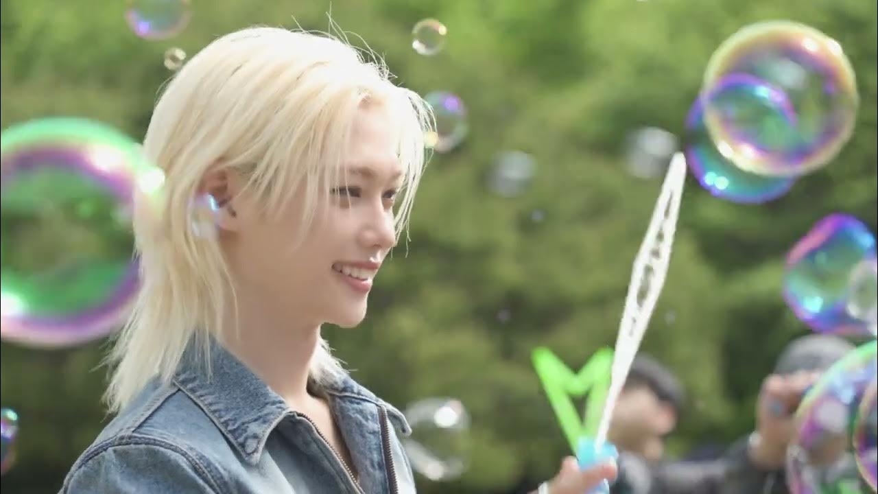 A moment captured by Felix (Stray Kids)'s fan