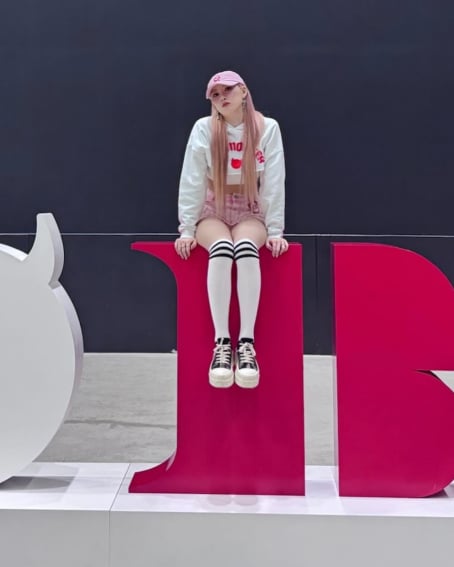 A moment captured by Rami (BABYMONSTER)'s fan