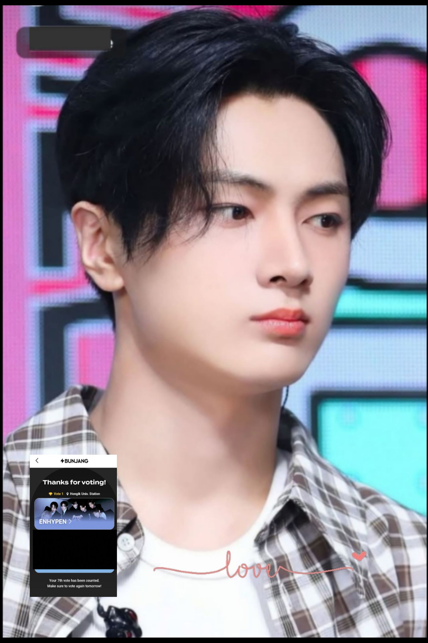 Recent activity shot of Jay (ENHYPEN)