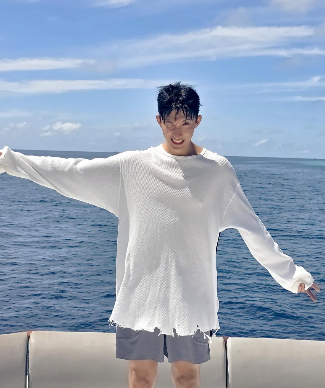 A moment captured by DK (SEVENTEEN)'s fan