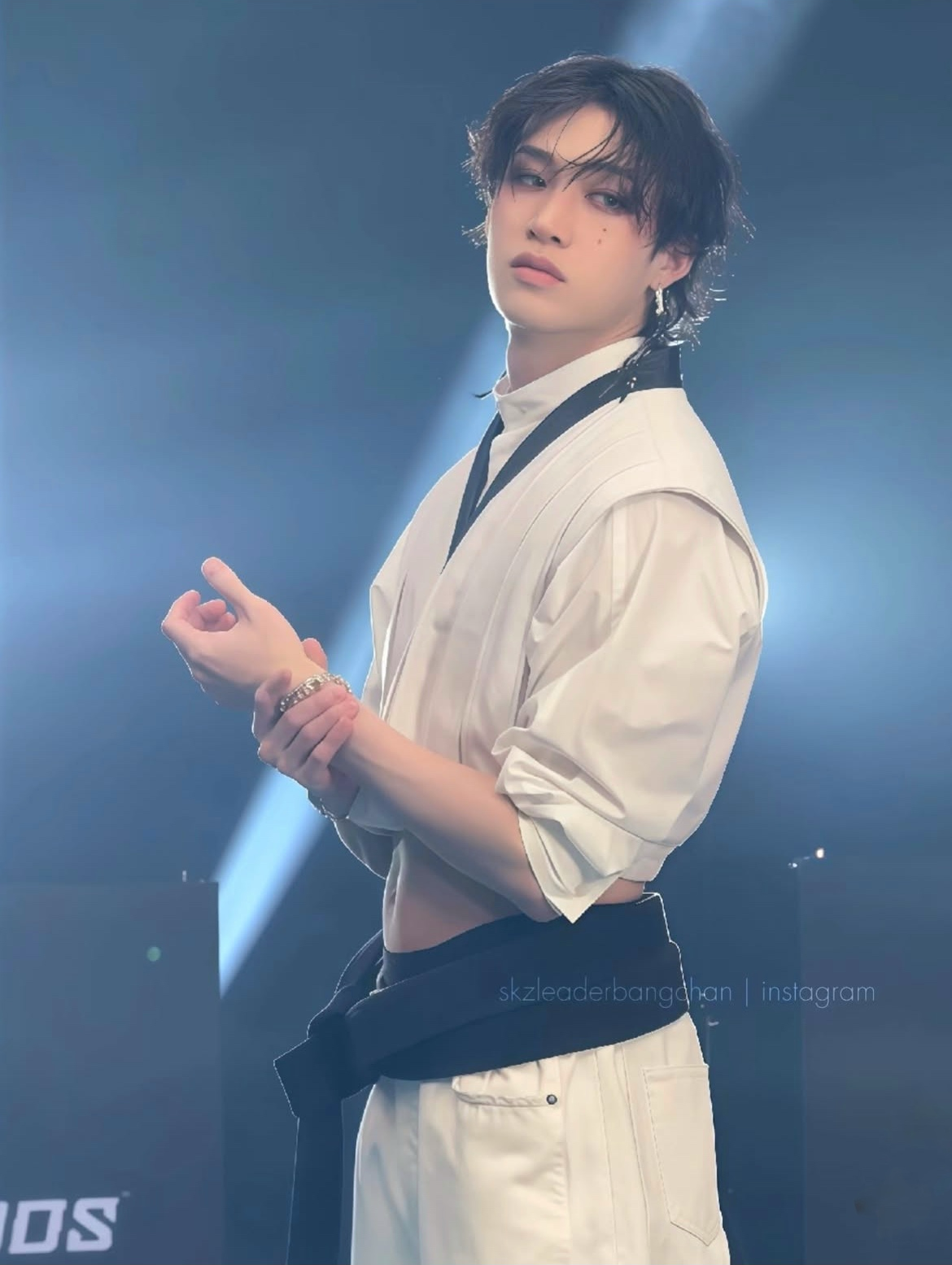 A moment captured by Bang Chan (Stray Kids)'s fan