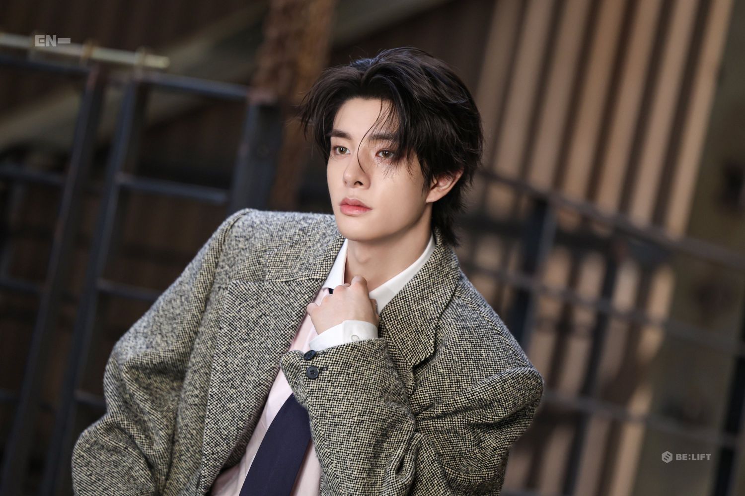 A moment captured by Jake (ENHYPEN)'s fan