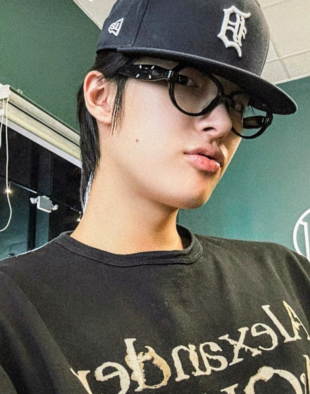 A moment captured by Mingi (ATEEZ)'s fan