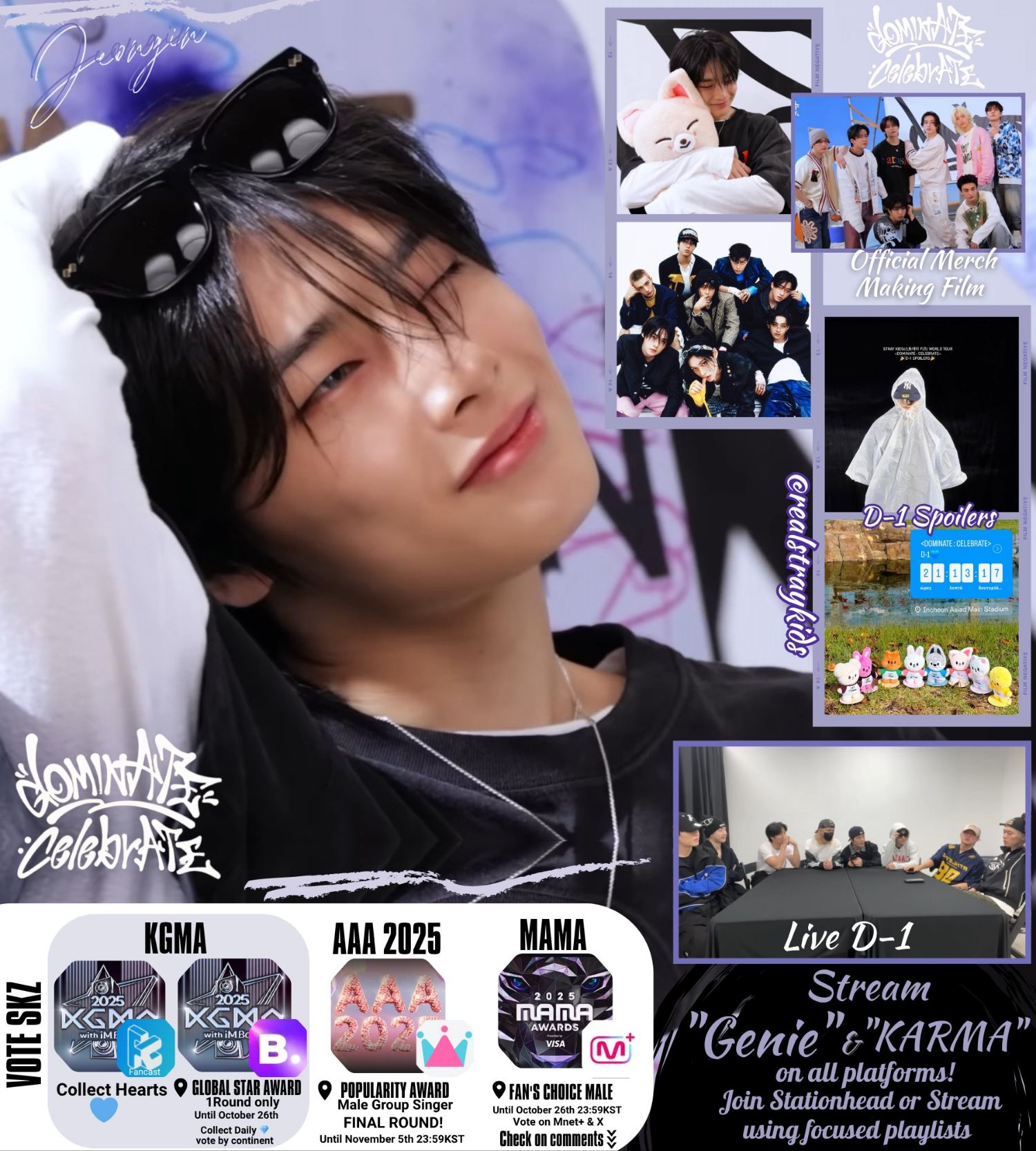 A moment captured by I.N (Stray Kids)'s fan