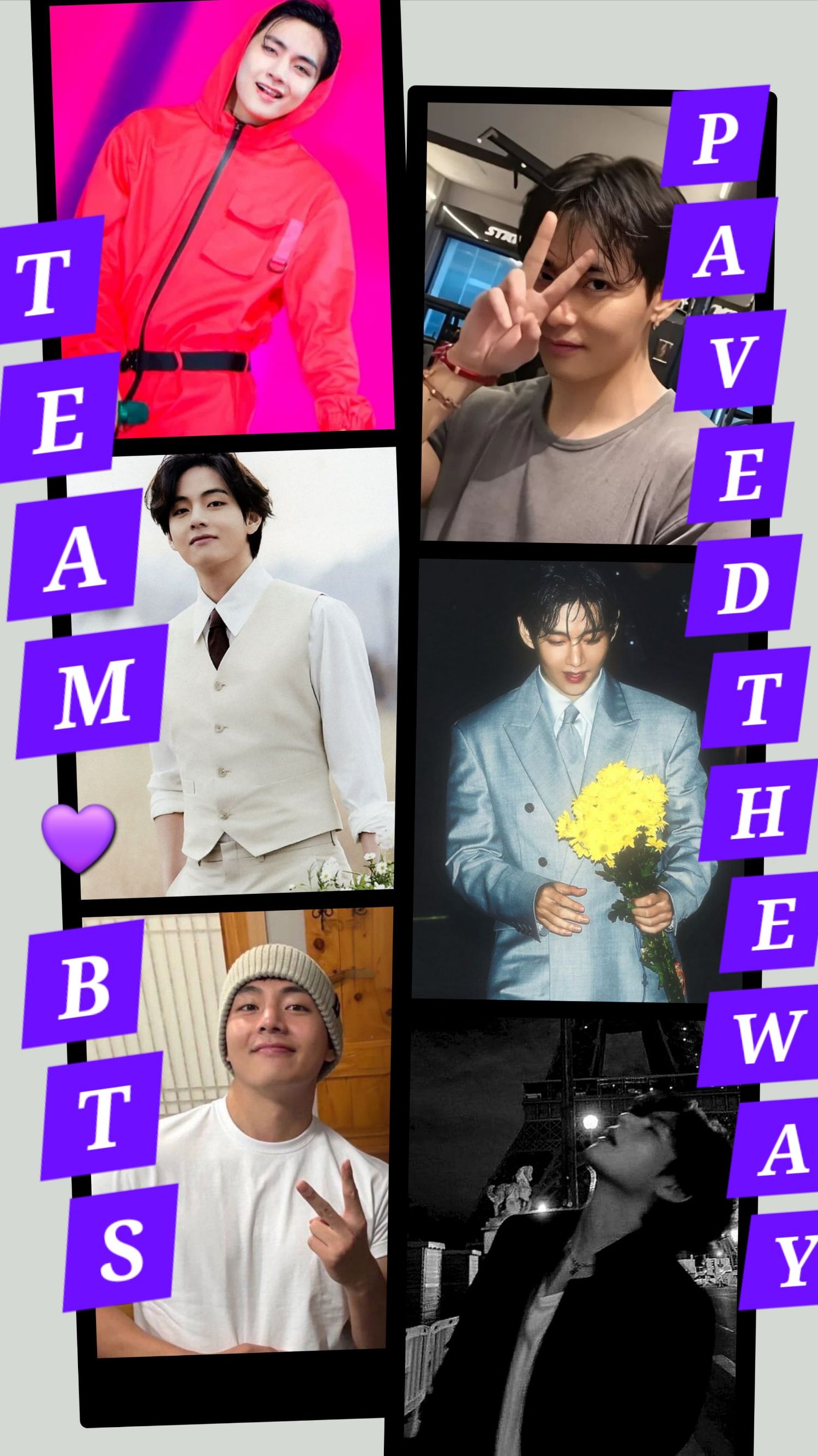 뷔 (방탄소년단)의 비하인드 컷