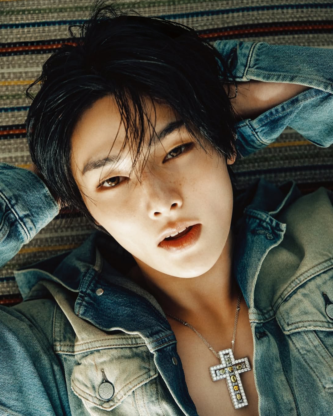 A moment captured by I.N (Stray Kids)'s fan