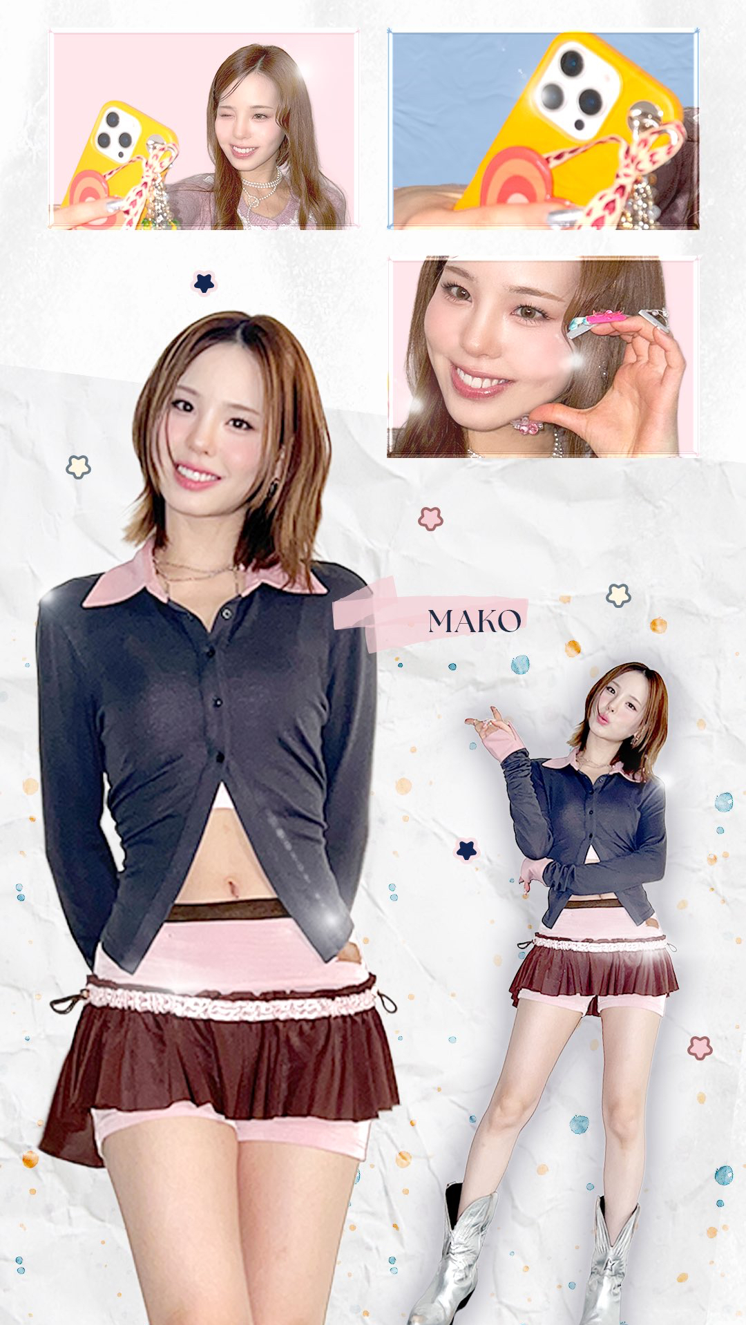 マコ (NiziU)の舞台裏ショット