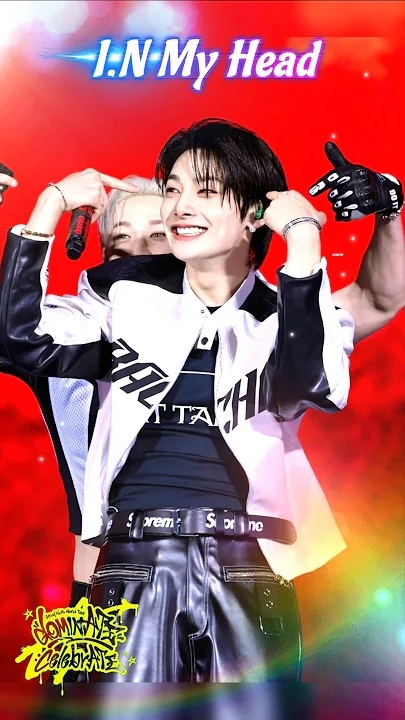 Momen yang diabadikan oleh penggemar I.N (Stray Kids)