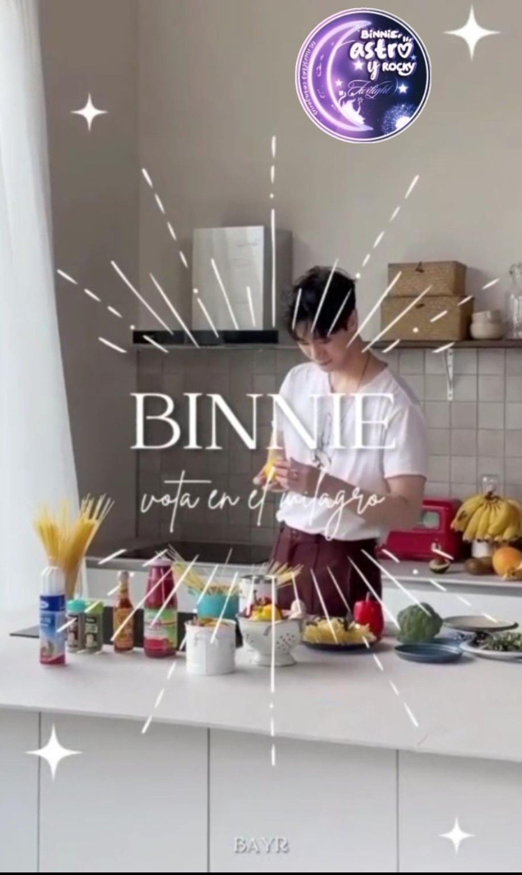 Behind-the-scenes cut of Moonbin (ASTRO)