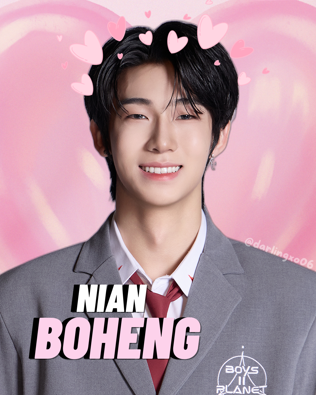 A moment captured by Nian Boheng's fan