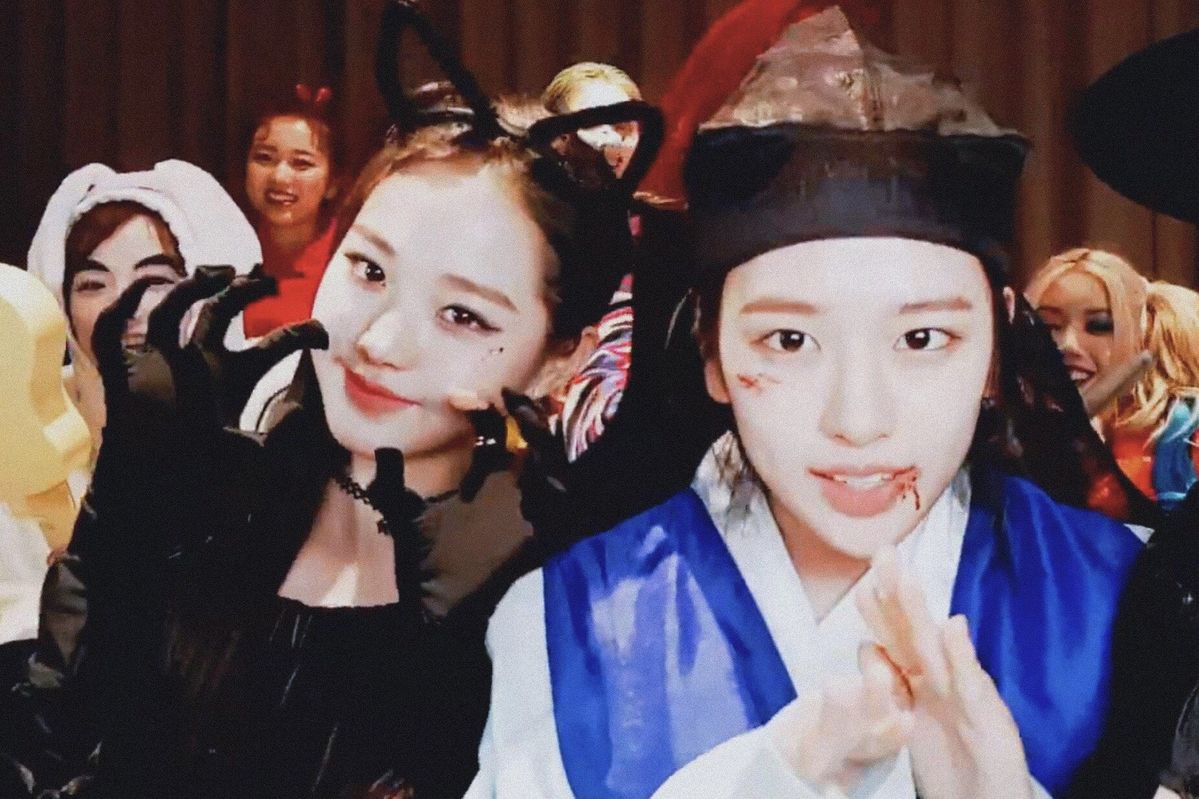 IZ*ONEの舞台裏ショット
