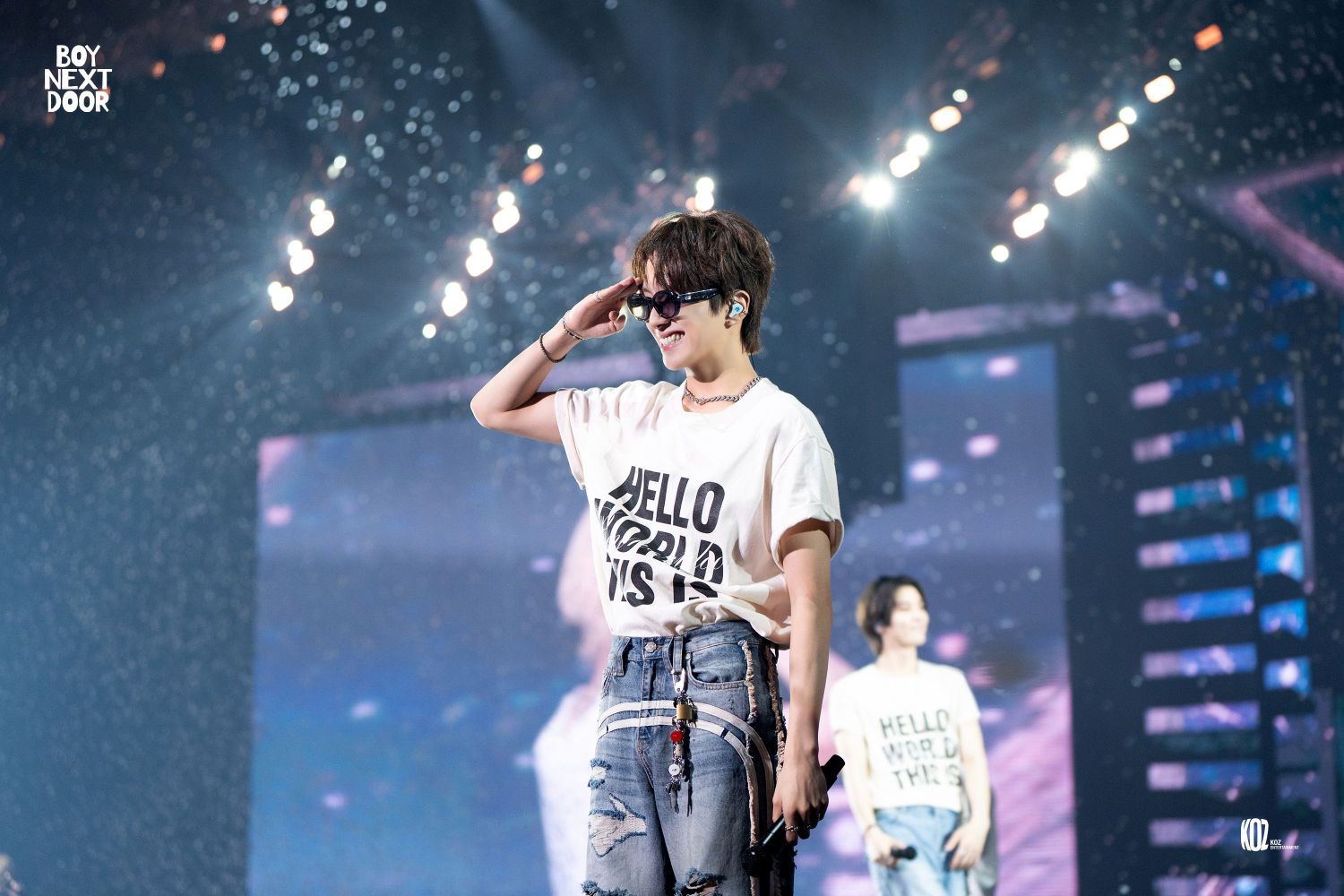 Recent activity shot of Woonhak (BOYNEXTDOOR)