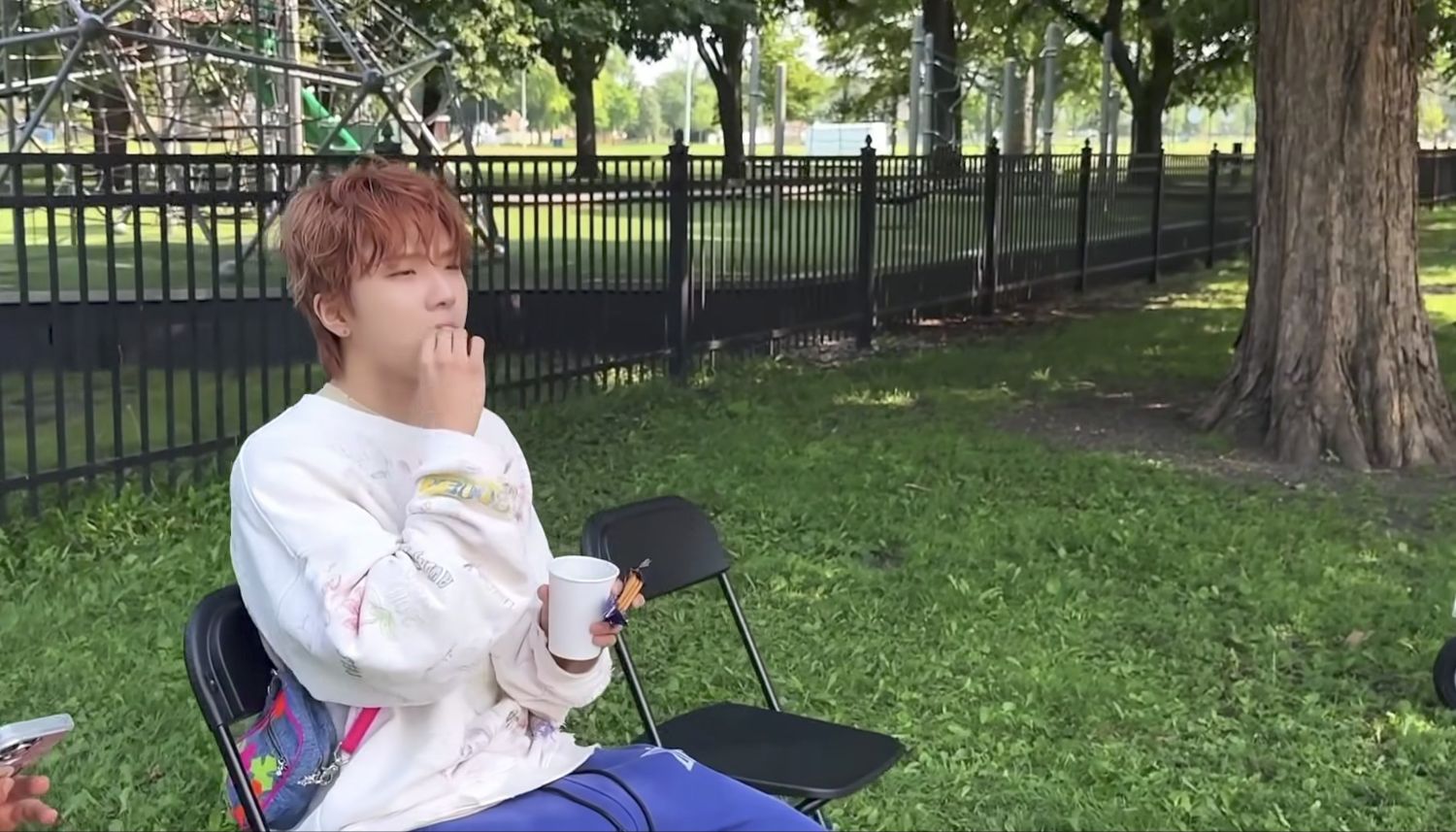 Recent activity shot of Woonhak (BOYNEXTDOOR)