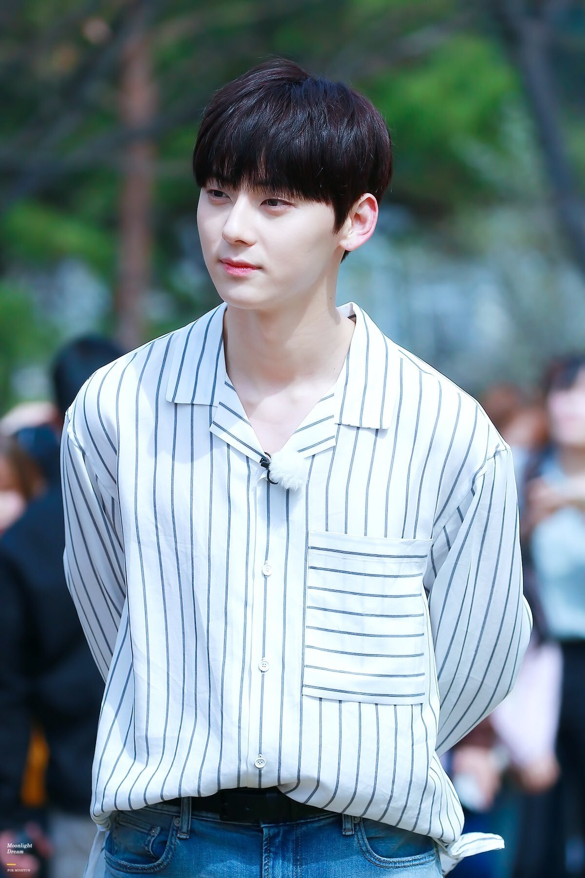 Behind-the-scenes cut of Hwang Minhyun