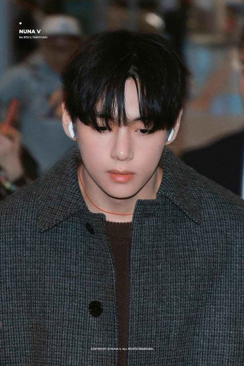 V (防彈少年團)粉絲拍下的瞬間