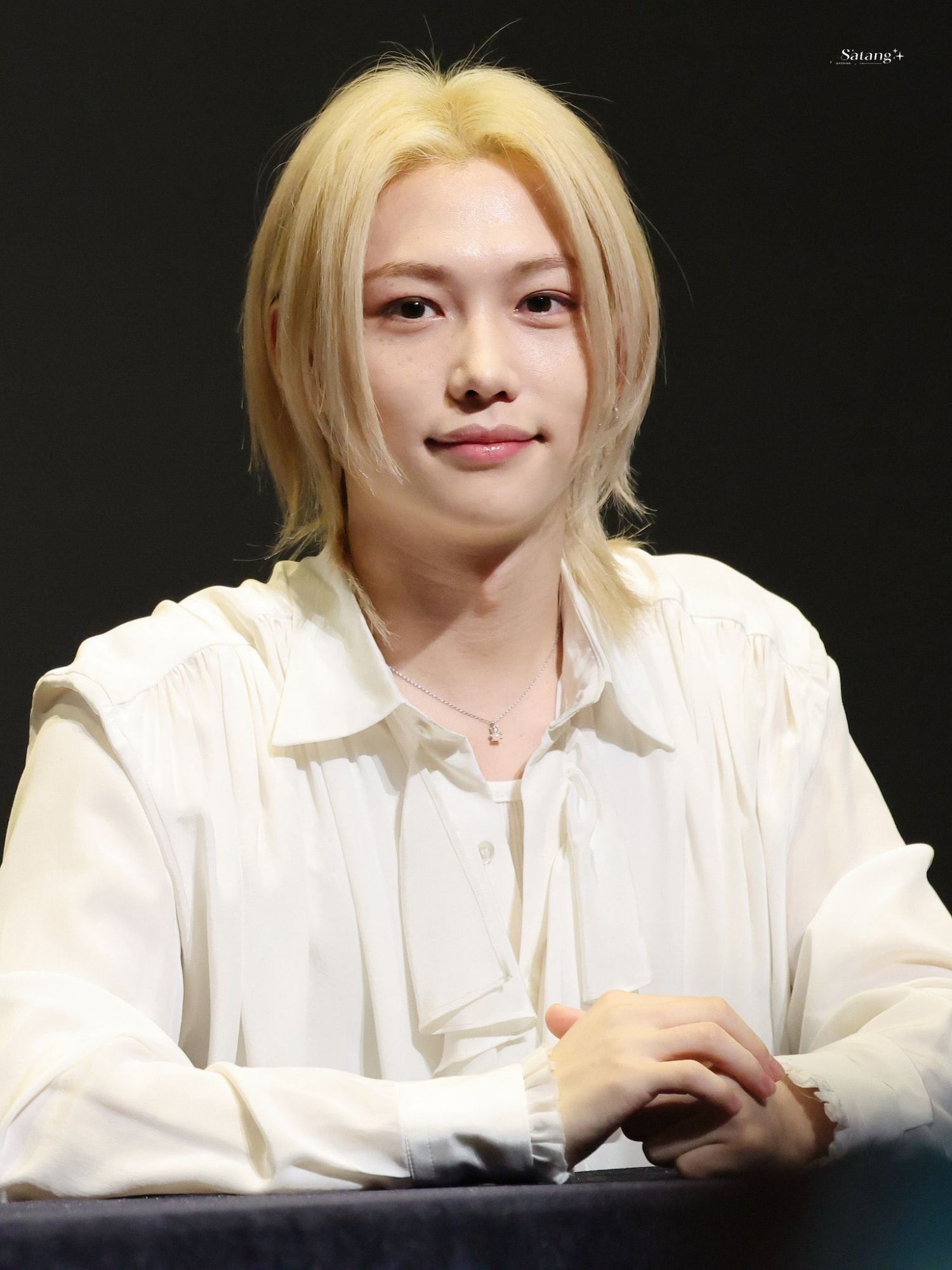 A moment captured by Felix (Stray Kids)'s fan