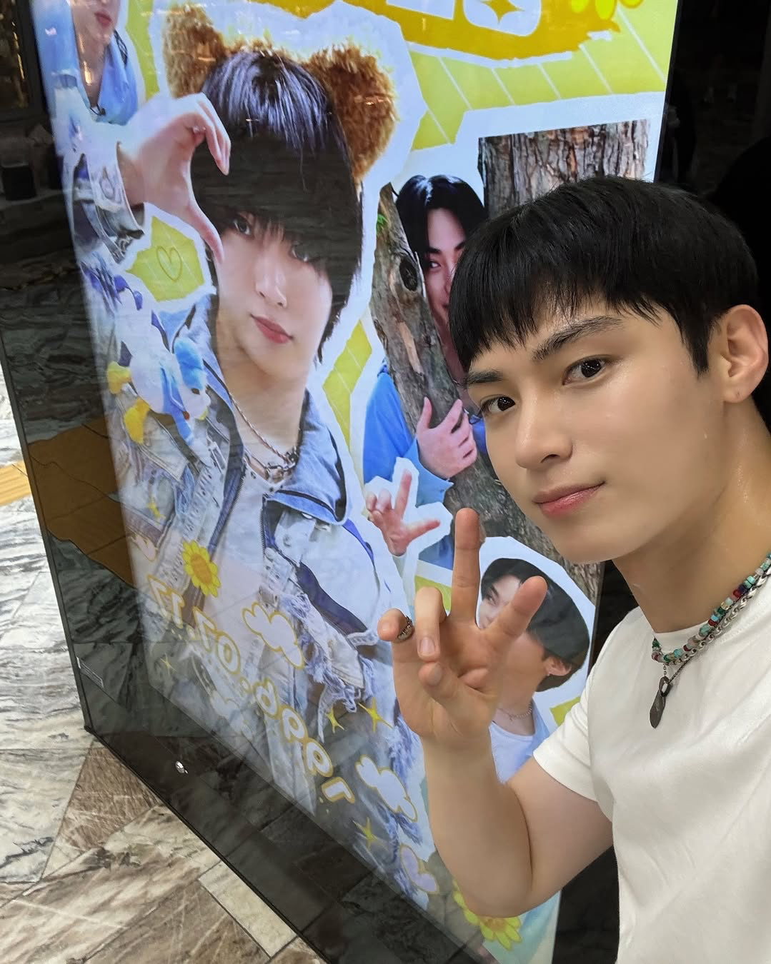 A moment captured by HANGYEOM (OMEGA X)'s fan