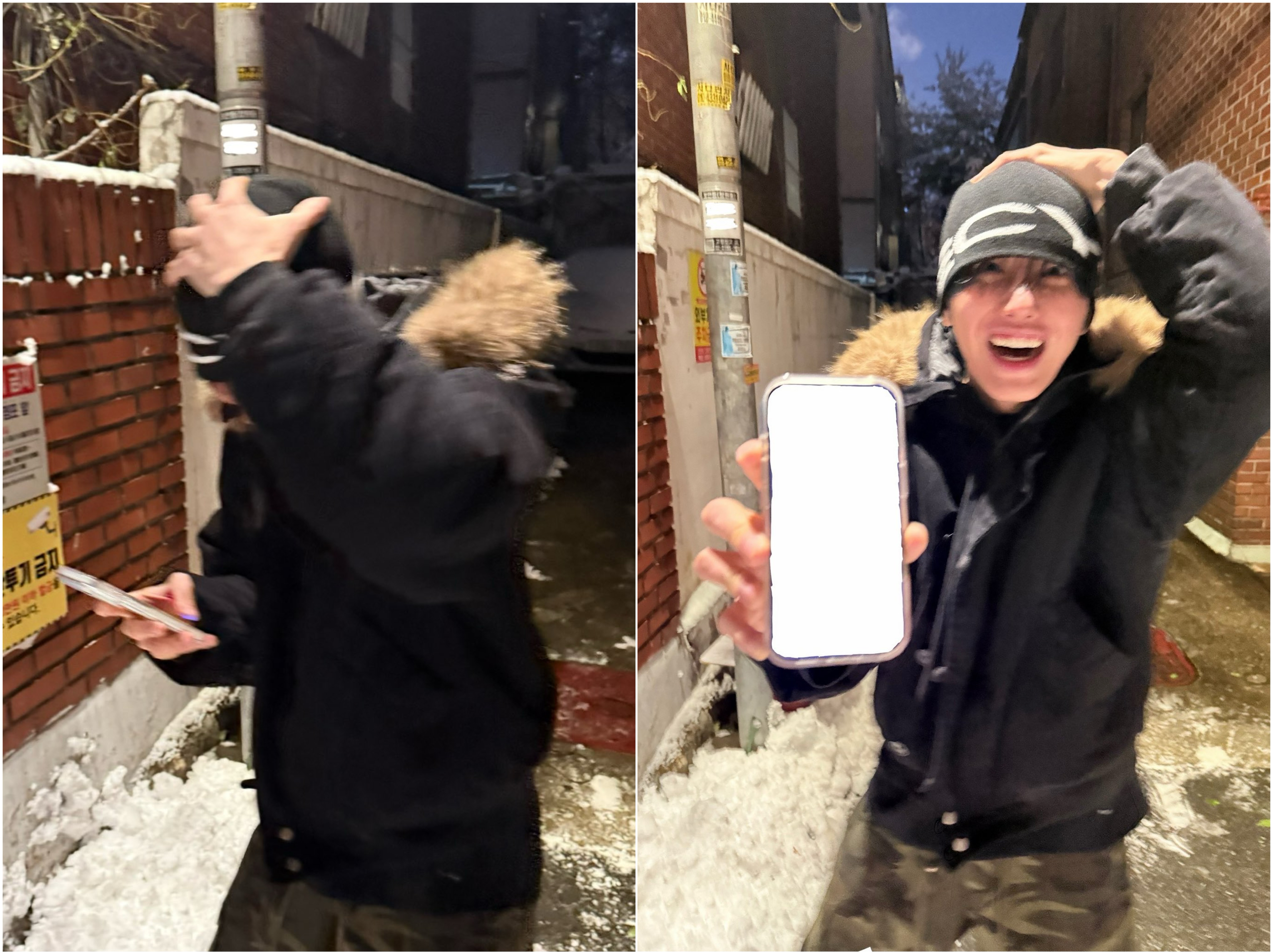 A moment captured by Huiwon (n.SSign)'s fan