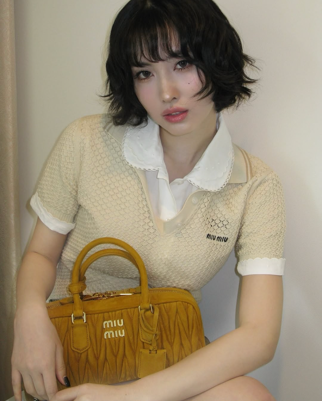 Recent activity shot of Momo (TWICE)
