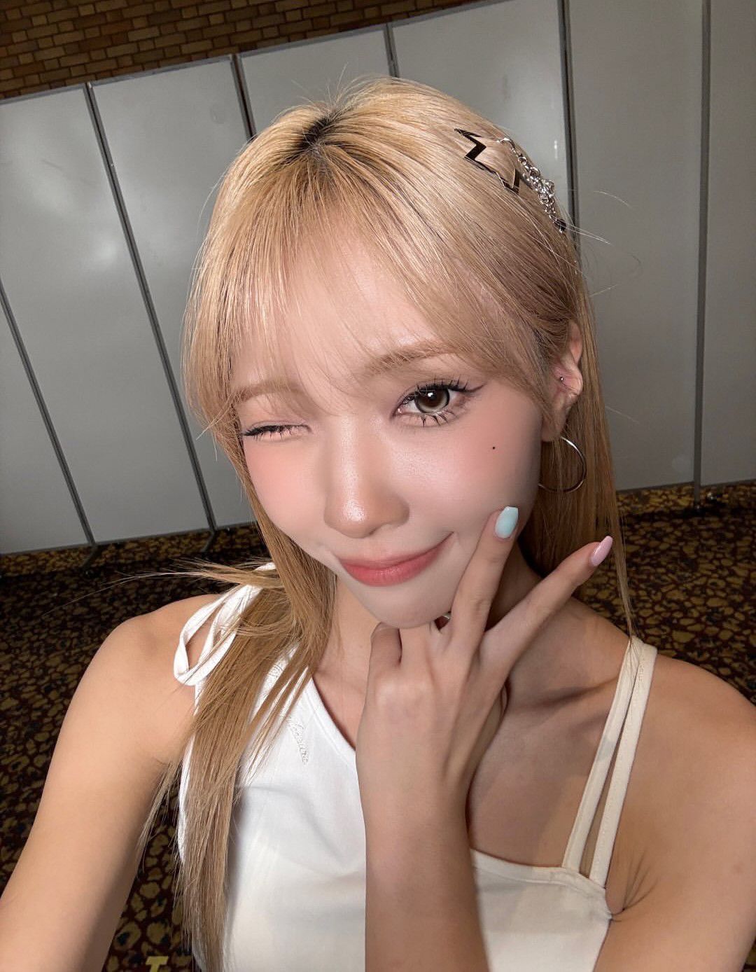 Recent activity shot of Mayuka (NiziU)