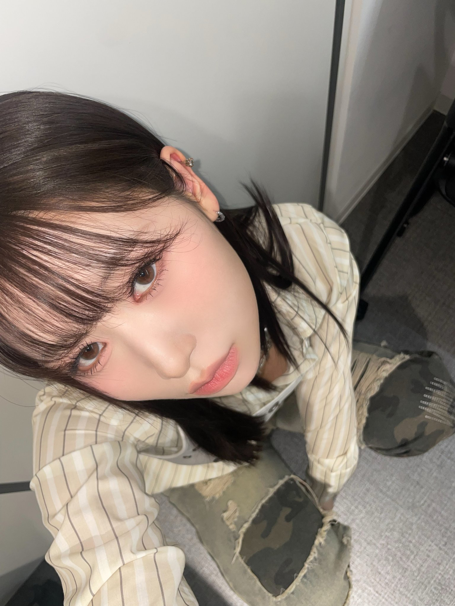 Recent activity shot of Kasahara Momona (ME:I)