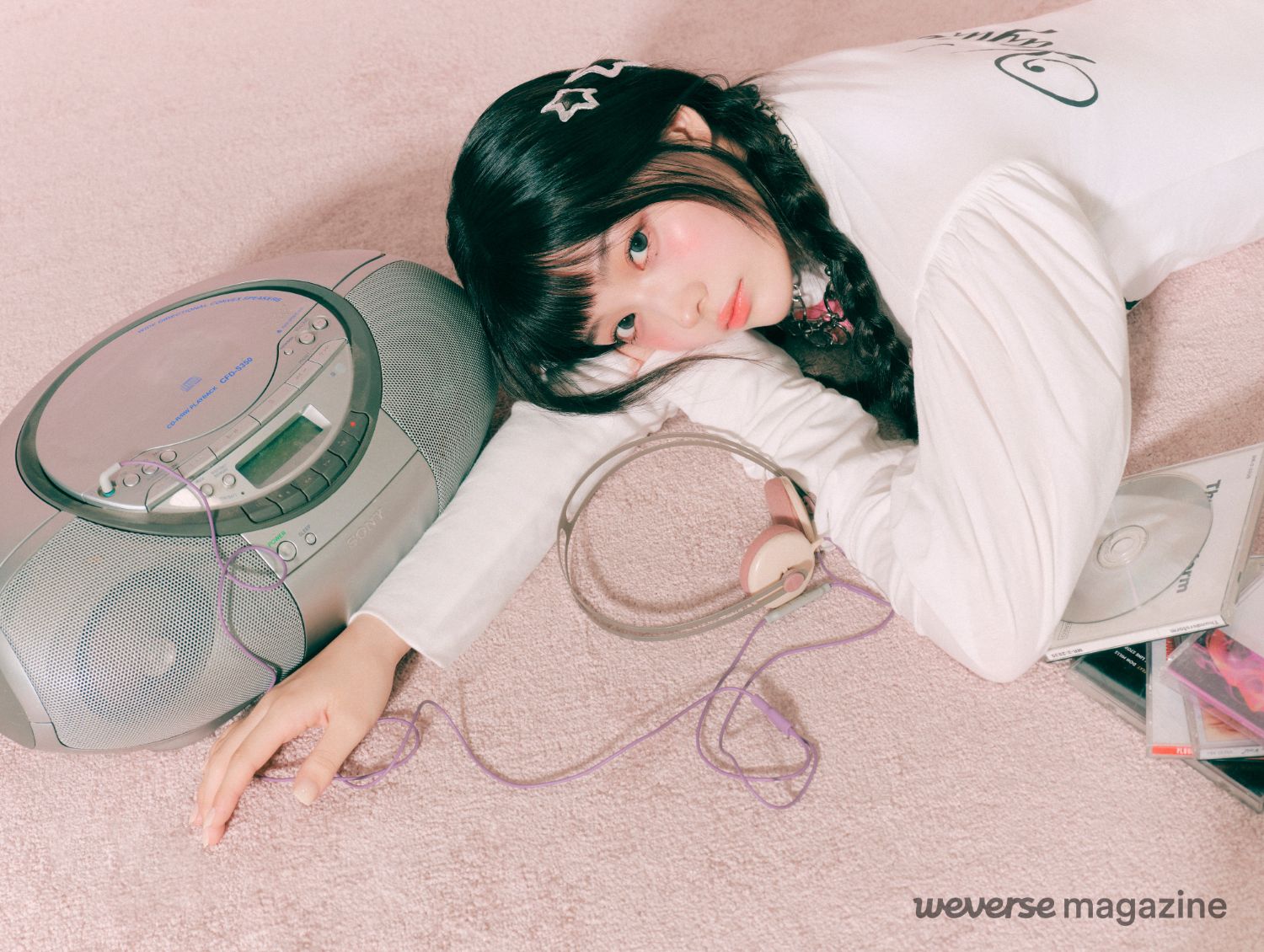 A moment captured by Iroha (ILLIT)'s fan