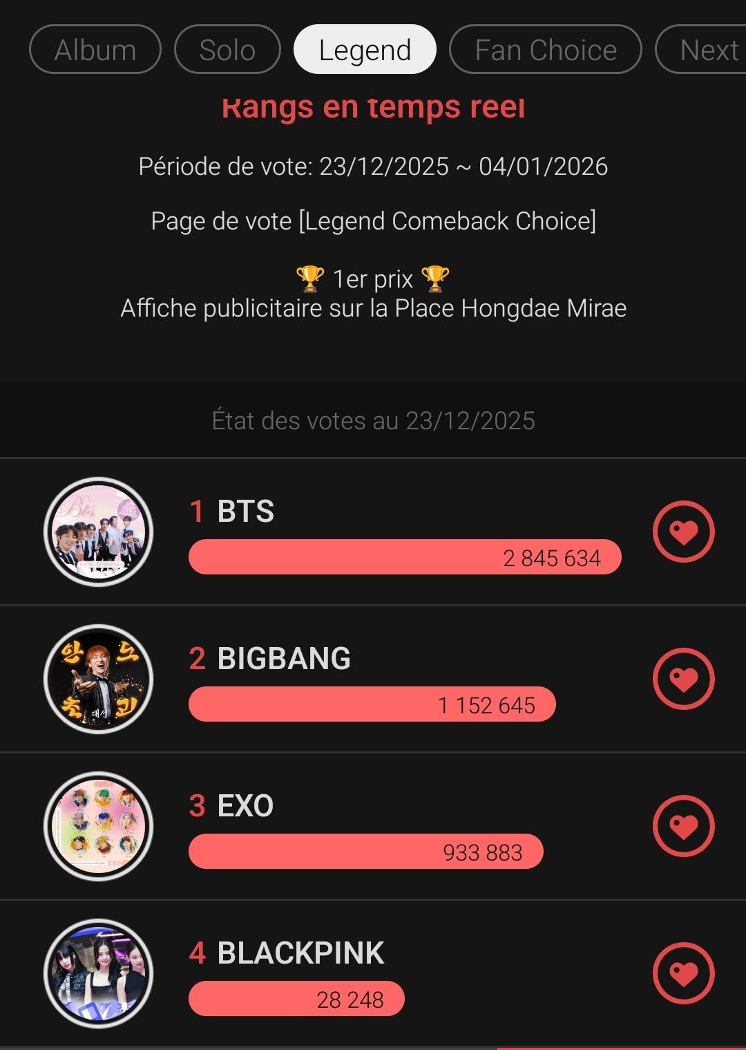 EXO的最新活動照片