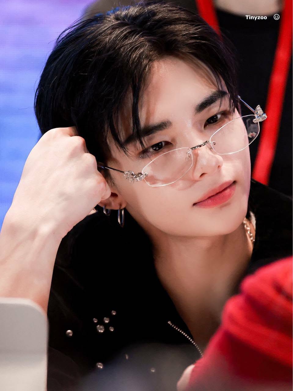 Behind-the-scenes cut of Hyunjin (Stray Kids)