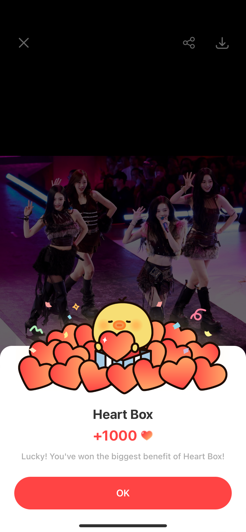 A moment captured by aespa's fan