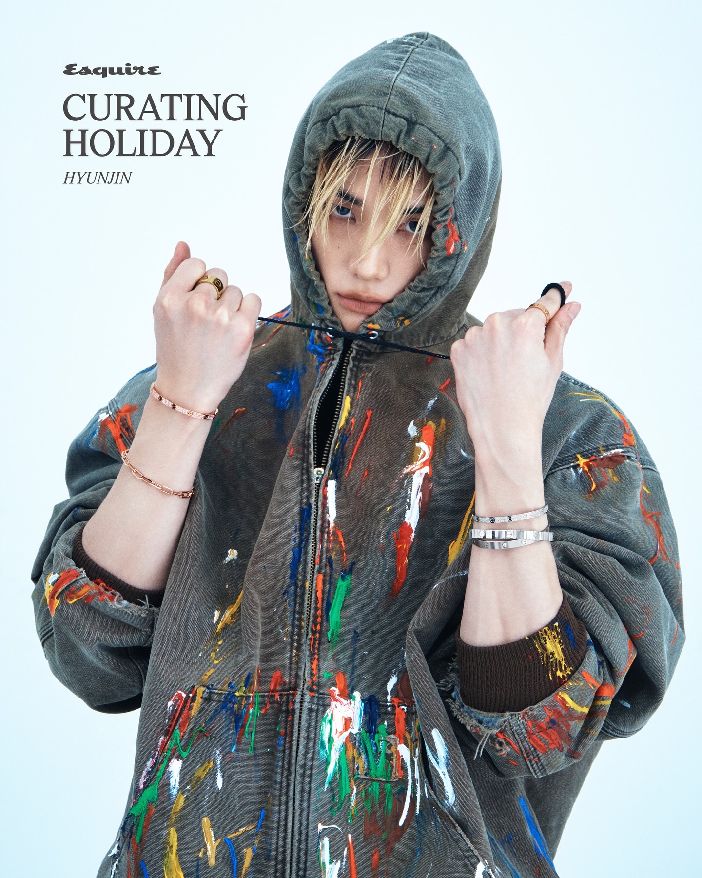 Recent activity shot of Hyunjin (Stray Kids)