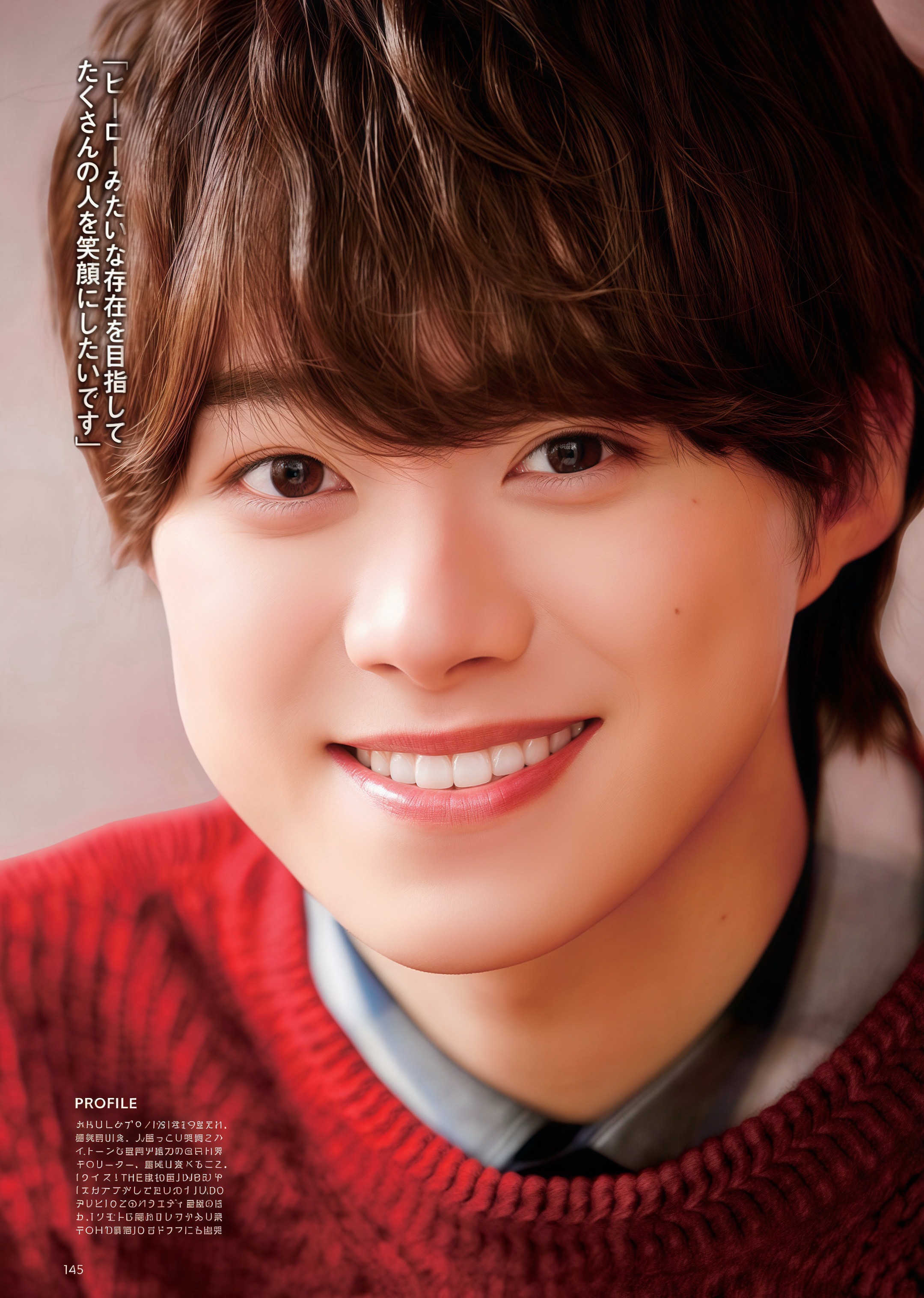 A moment captured by Ohashi Kazuya (Naniwa Danshi)'s fan