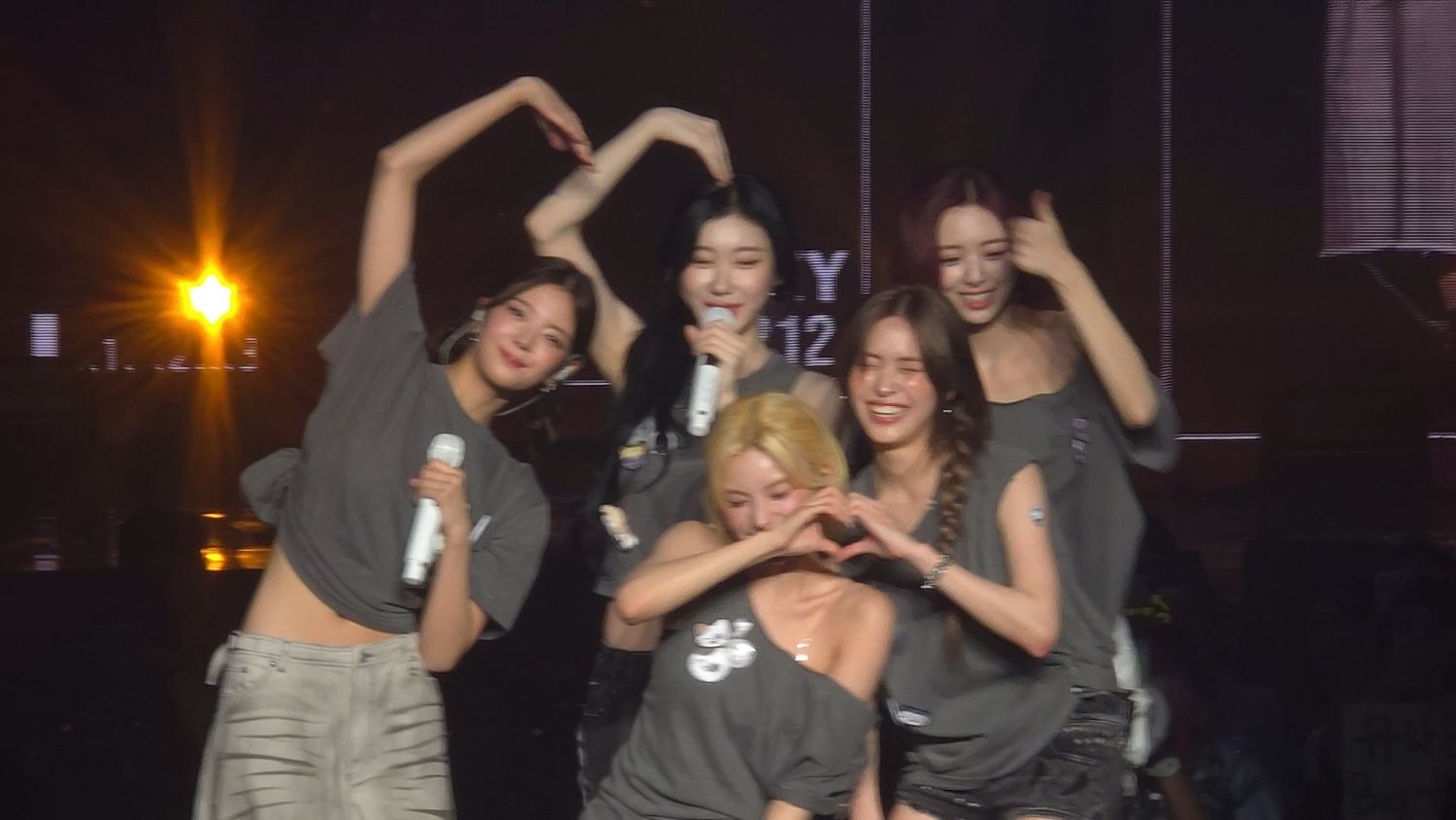 A moment captured by ITZY's fan
