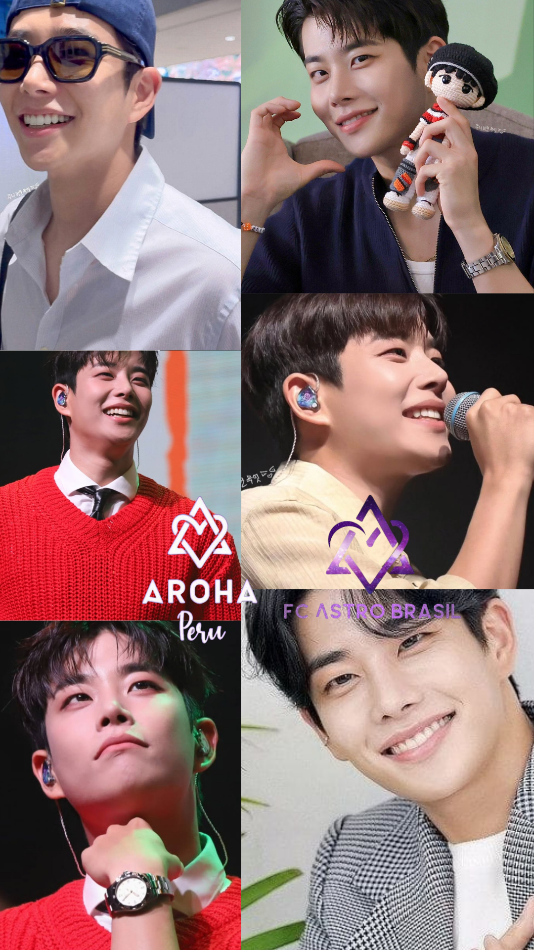 A heartfelt wallpaper shared by MJ (ASTRO)'s fans