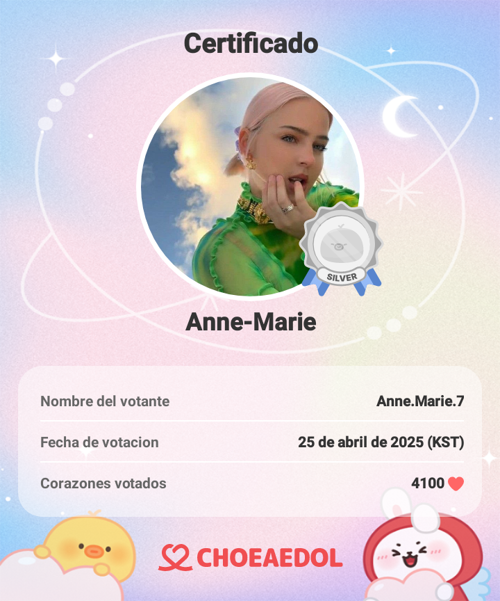 Recent activity shot of Anne-Marie