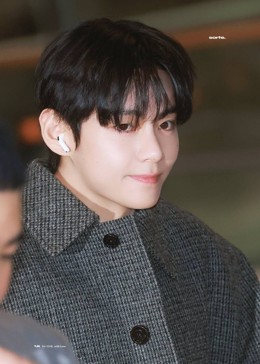 V (防彈少年團)粉絲拍下的瞬間