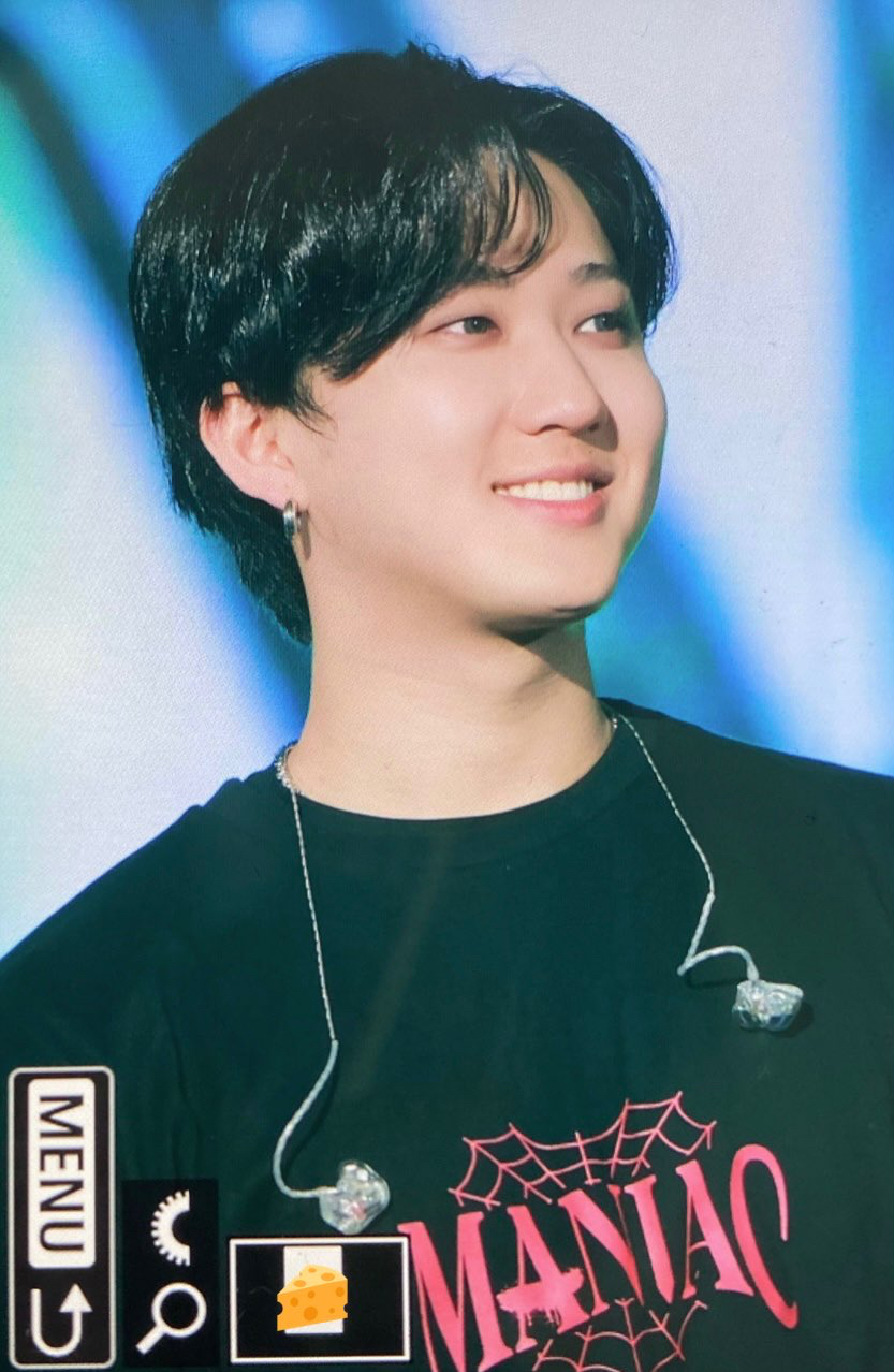 A moment captured by Changbin (Stray Kids)'s fan