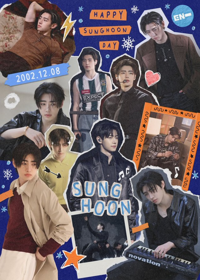 Recent activity shot of Sunghoon (ENHYPEN)