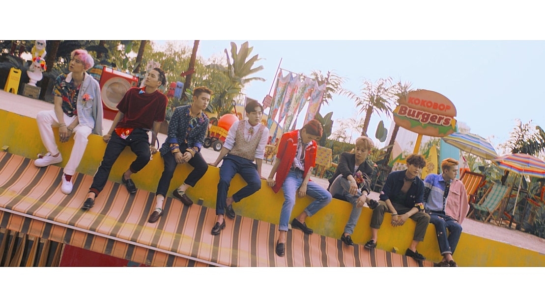 Behind-the-scenes cut of EXO