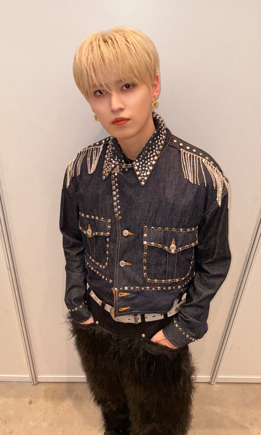 Behind-the-scenes cut of Shiroiwa Ruki (JO1)