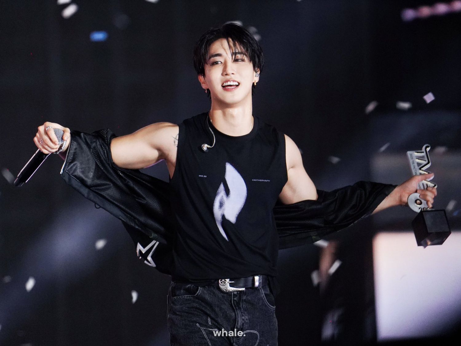 Recent activity shot of HAN (Stray Kids)