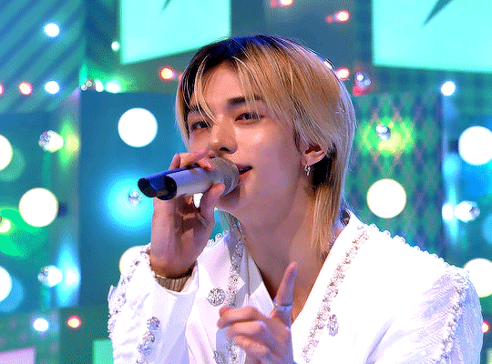 Recent activity shot of Hyunjin (Stray Kids)